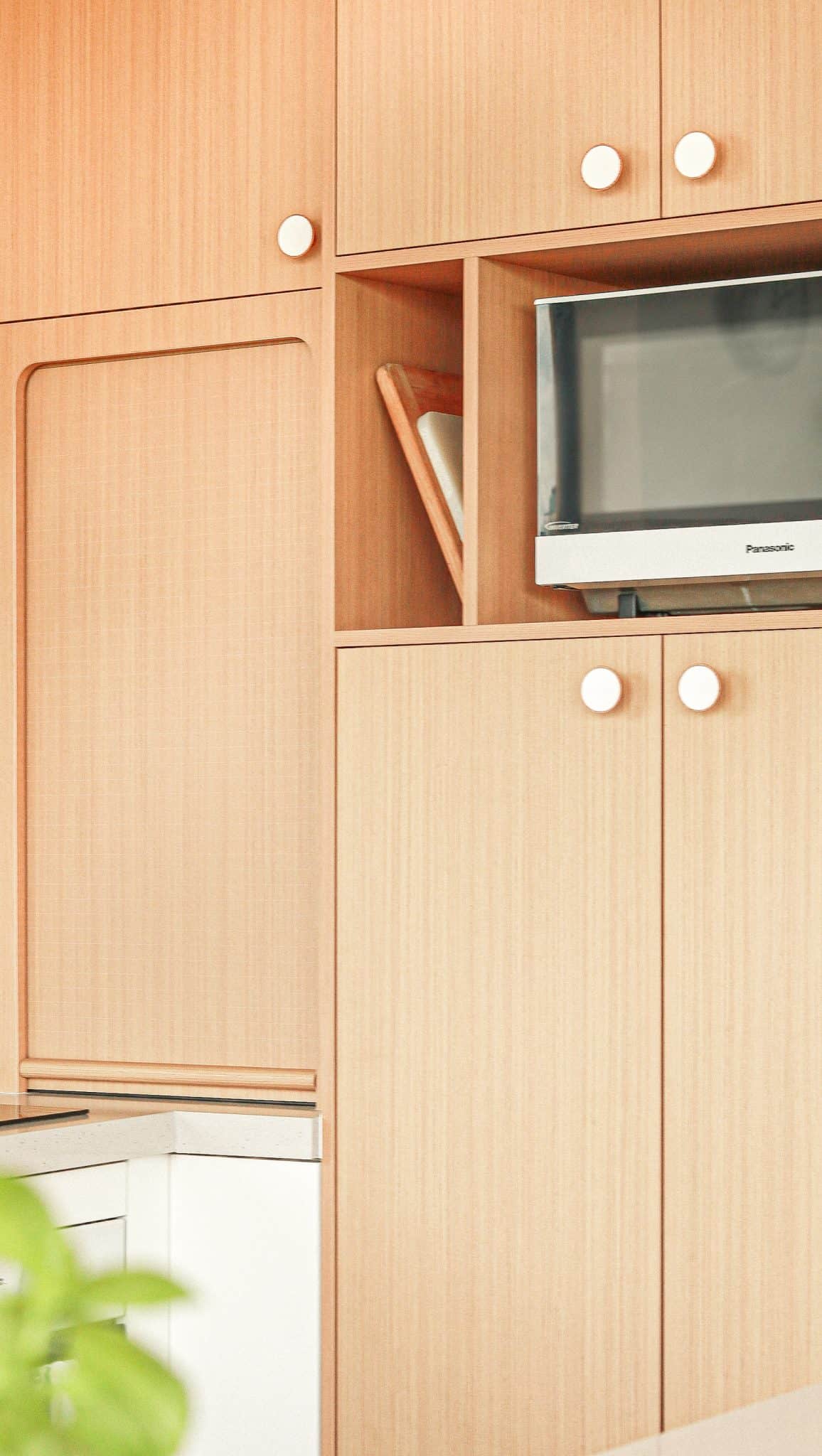 Wooden kitchen units