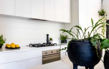 Modern white kitchen renovation