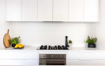 Modern white kitchen renovation